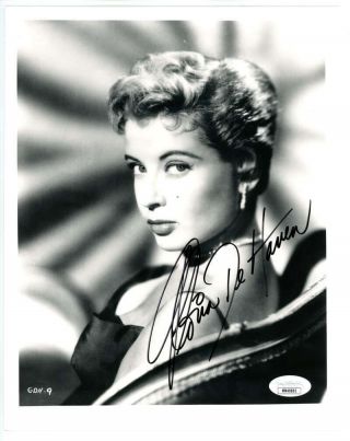 Gloria Dehaven Signed Auto Autograph 8x10 Photograph Jsa Z3649