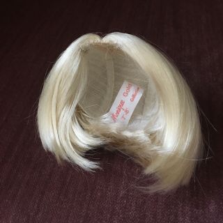 Monique Bjd Doll Wig Alexis 7 - 8” Bleach Honey Blond 1/4 Msd Center Part Bob