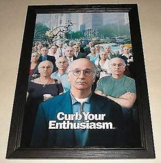 Curb Your Enthusiasm Signed & Framed 12 " X 8 " Poster