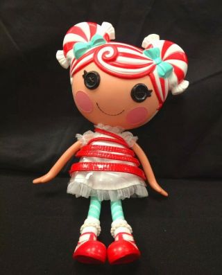 Lalaloopsy E.  Stripes Doll Peppermint Candy Red Green