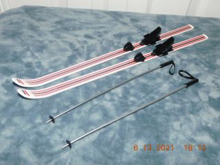 Franklin Female Diana Doll Skis And Poles For 16 Inch Vinyl Diana Doll