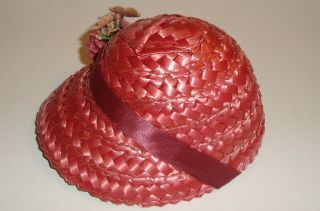 Old Straw Hat or Bonnet Found w/ Vintage Arranbee Littlest Angle R&B 10 