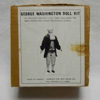 Yield House George Washington Porcelain Doll Kit 1979