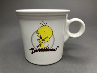 Looney Tunes Tweety Bird Mug Fiestaware De - Wicious Warner Bros White -