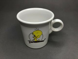 Looney Tunes TWEETY BIRD Mug FiestaWare DE - WICIOUS Warner Bros White - 2