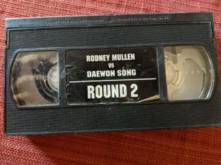Rodney Mullen Vs Daewon Song Round 2 Vhs Tape Skateboarding 90s Vtg La