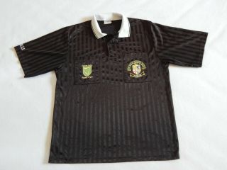 Leinster Senior League Referee Vintage Ireland Football Shirt Jersey,  Mens Xl