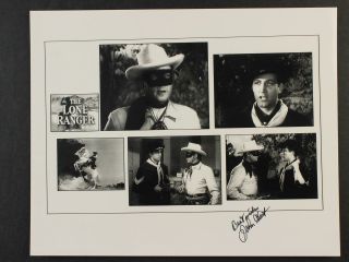 JOHN HART (1917 - 2009) (LONE RANGER) AUTOGRAPH PHOTO with BUSINESS CARD 2