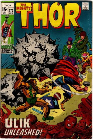 Thor Comic No 173,  February 1970,  Vintage Marvel Comic