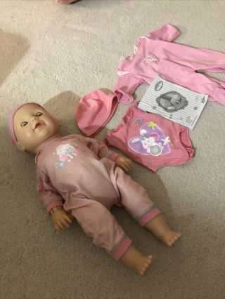 Zapf Creation Baby Annabell Learns To Walk Crawl 3 - In - 1 16 " Doll Interactive