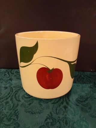 Rare Apple Watt Pottery Canister No 72 W/no Lid.  Gorgeous Piece