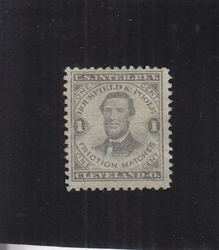 Match Tax Stamp,  Sc Ro34a W/sealed Tear (39442)