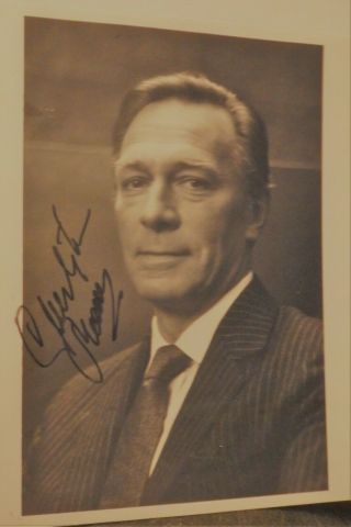 Christopher Plummer Signed Photo: The Sound Of Music/return Of The Pink Panther