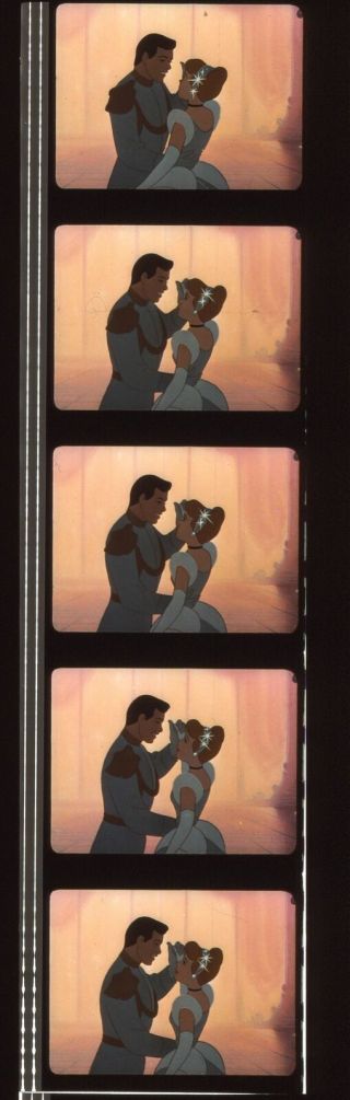 Cinderella 35mm Film Cell Strip Very Rare A132