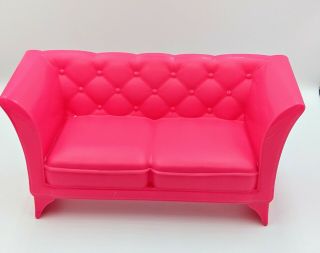 Mattel 2015 Barbie Dream House Replacement Pink Couch Sofa
