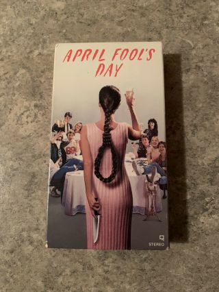 April Fools Day Vhs (1980’s) Vintage Horror Film