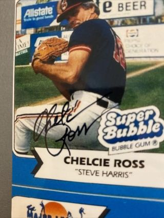 Chelcie Ross Signed Autograph 8x10 Photo Major League Eddie Harris Jobu Indians 2