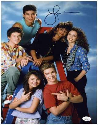 Lark Voorhies Autograph Signed 11x14 Photo - Saved By The Bell (jsa)