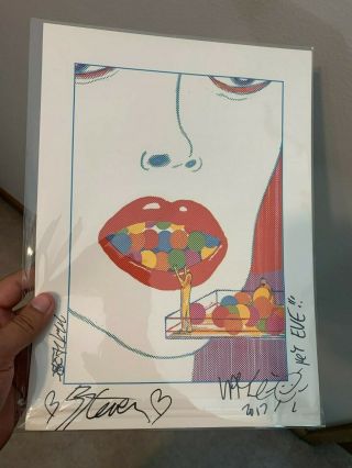 The Flaming Lips Print Signed 2017 Tour Lithograph Wayne Coyne (personalized)