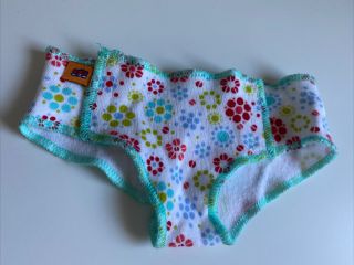 American Girl Bitty Baby Doll Twin Potty Training Access Pants Diaper Underwear