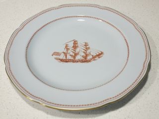 Spode Trade Winds Red Dinner Plate