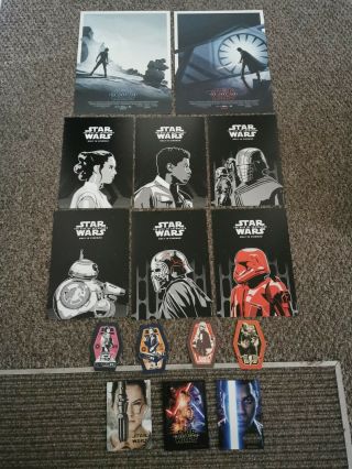 Star Wars Exclusive Poster Cards Set Collectables Cinema Giveaways