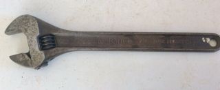 Vintage Bahco 10” No 72 Adjustable Spanner / Wrench