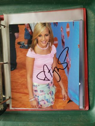 Jamie Lynn Spears Signed 8x10 Photo Autographed Picture Britney Spears Sister