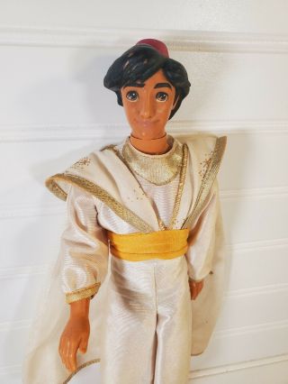 Vintage Disney Aladdin Prince Ali 1968 Male Doll 12” Toy Mattel Inc.