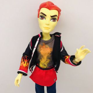 Monster High Doll Heath Burns Classroom Double The Recipe Apron Shirt Jacket