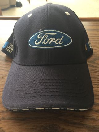 Vintage Ford Strapback Trucker Hat Cap Embroidered Car / Truck (gabus Ford)
