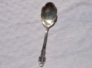 Vintage Holmes And Edwards Deep Silver Serving Spoon