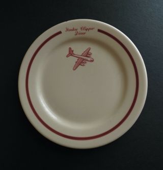 Vintage Yankee Clipper Diner Restaurant Ware Plate Beacon York