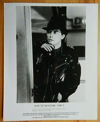 Michael J Fox In Back To The Future Ii 8 X10 Film Press Photo