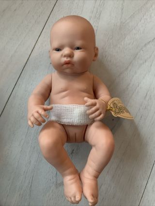 Berenguer Baby Girl Doll 9” Anatomically Correct Vinyl