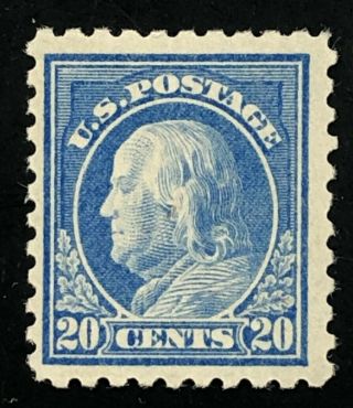 Us Stamps Sc 476 20 Cent Light Ultramarine,  Series Of 1916 - 17,  Mnh