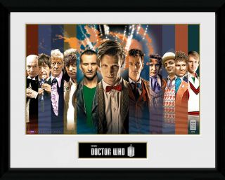 Doctor Who - 11 Doctors Collector Print 40 X 30 Cm
