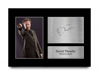 David Thewlis Harry Potter Remus Lupin Gift Signed A4 Photo Print For Movie Fans