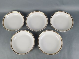5 Vintage Soup Cereal Bowls Noritake China The Angora Gold Rim
