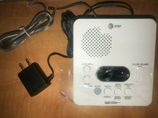 At&t 1740 Digital Answering System With Time And Day Stamp - White