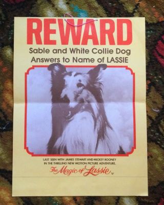 The Magic Of Lassie Advertising Poster