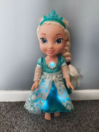 Disney Large Toddler Doll With Lights And Sounds Princess Elsa Frozen