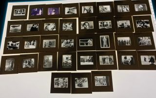 33 X B&w Photo Slides,  Film Stills,  Judex,  Charaluta,  Intolerance,  Don Quixote,  Octobe