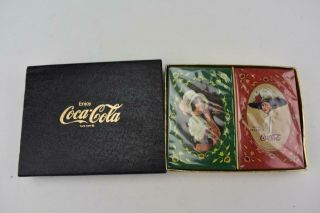 Vintage Coca - Cola Double Deck Playing Cards