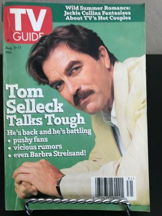 Tv Guide August 5 - 11,  1995,  Tom Selleck