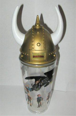 Official How To Train Your Dragon Hidden World Viking Helmet Cup & Topper