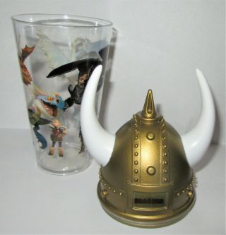OFFICIAL HOW TO TRAIN YOUR DRAGON HIDDEN WORLD VIKING HELMET CUP & TOPPER 2