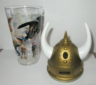 OFFICIAL HOW TO TRAIN YOUR DRAGON HIDDEN WORLD VIKING HELMET CUP & TOPPER 3