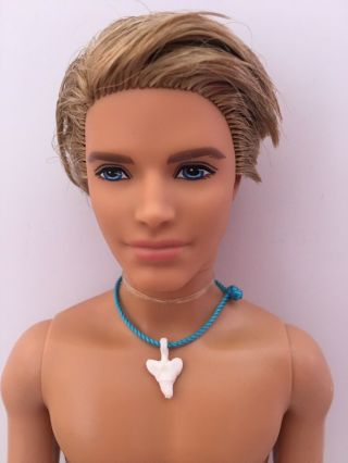 Barbie Rooted Hair Ken Doll Blonde Nude (5a)