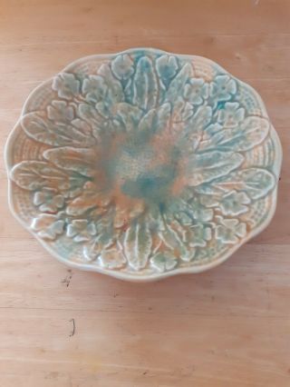 Vintage Beswickware Bowl With Floral Relief Pattern